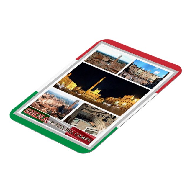 Italien - Toskana - Siena - Piazza Del Campo - Mag Magnet (Vänstra Sidan)