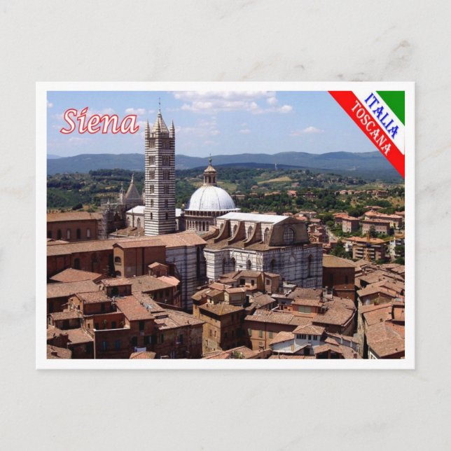 Italien - Toskana - Siena - Vykort (Framsida)