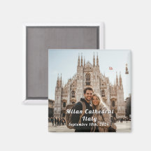 Italien Travel Anpassningsbar Photo Souvenir Magne
