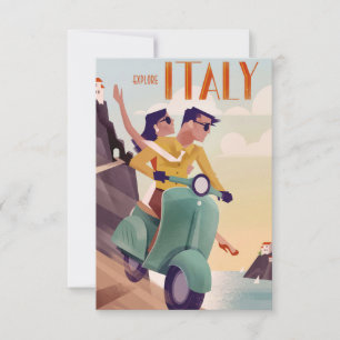 Italien Travel Art Explore OSA Kort