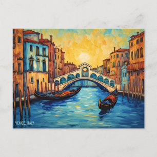 Italien Travel Art. för landskapsmålningsVenedig Vykort