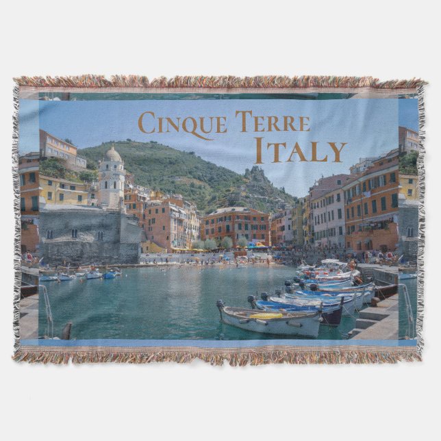 Italien Travel Art Ligcape Cinque Terre Filt (Framsidan)