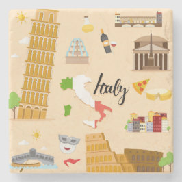 Italien Travel Collection Stenunderlägg