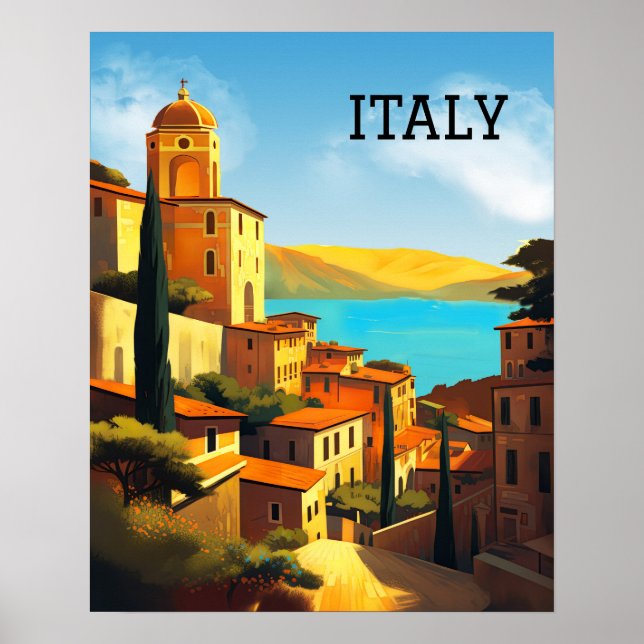Italien Travel Poster (Framsidan)