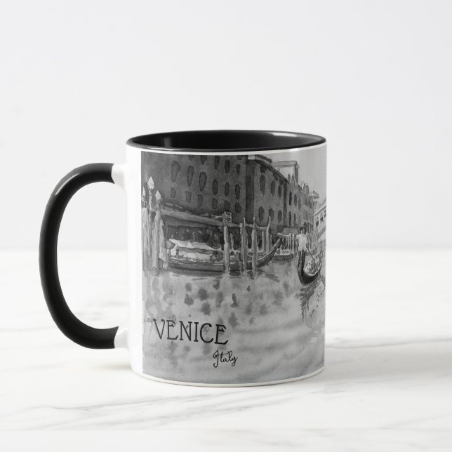 Italien Travel - VENICE Black and white souvenir Mugg (Vänster)