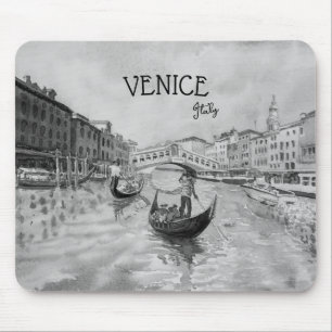 Italien Travel - VENICE Black and white souvenir Musmatta