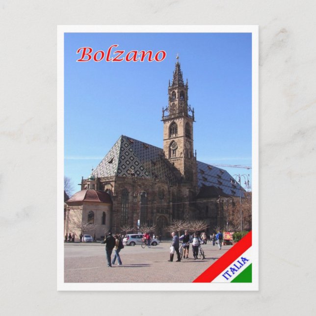 Italien - Trentino Alto Adige Südtirol - Bolzano - Vykort (Framsida)