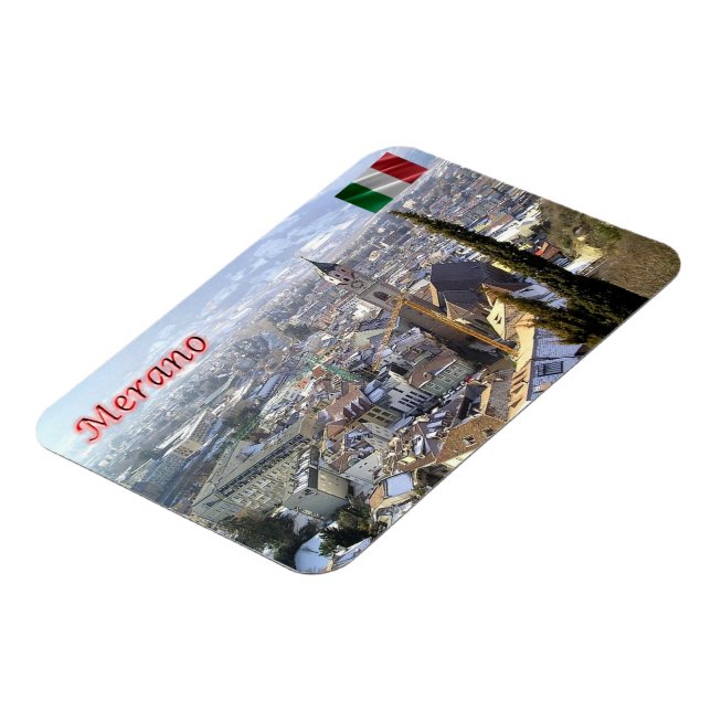 Italien - Trentino Alto Adige Südtirol - Merano - Magnet (Vänstra Sidan)