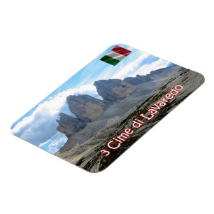 Italien - Trentino Alto Adige Südtirol - tre topp Magnet