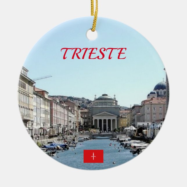Italien Trieste Panoramic jul Ornament (Framsidan)