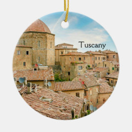 Italien Tuscan Village Tuscany Julgransprydnad Keramik