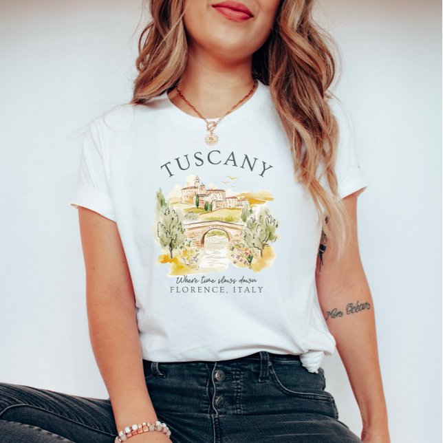 Italien Tuscany Florence T Shirt (Skapare uppladdad)