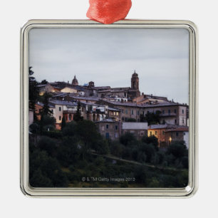 Italien Tuscany, Montalcino Julgransprydnad Metall