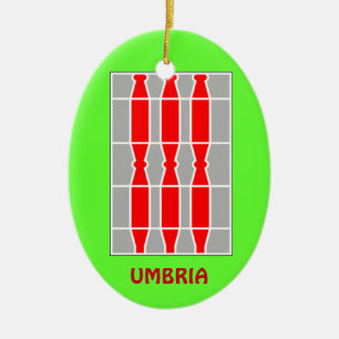 Italien - Umbria julprydnad Julgransprydnad Keramik