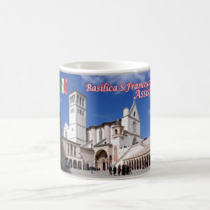 Italien - Umbrien - Assisi - Basilica San Francesc Kaffemugg