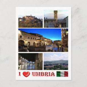 Italien - Umbrien - I Kärlek - Vykort