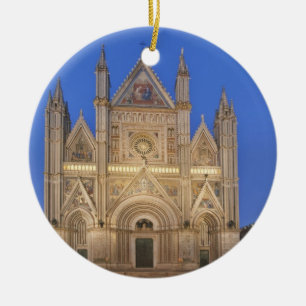 Italien, Umbrien, Orvieto, Orvieto-katedralen Julgransprydnad Keramik