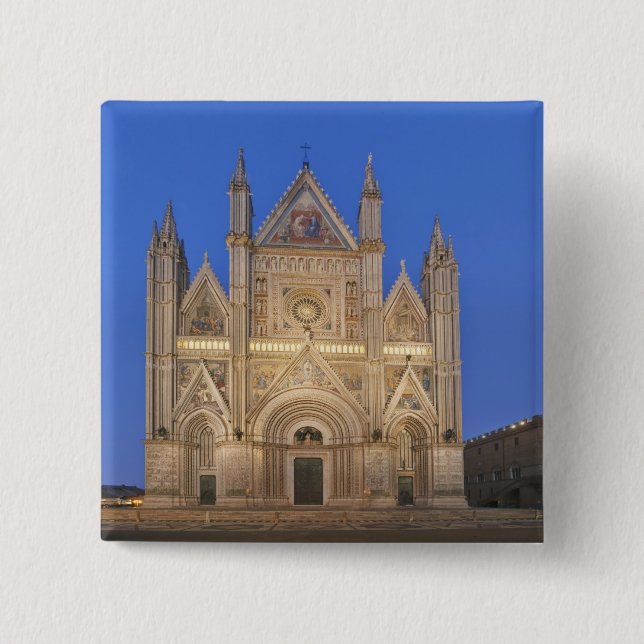 Italien, Umbrien, Orvieto, Orvieto-katedralen Knapp (Framsida)