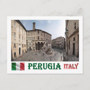 Italien - Umbrien - Perugia - Cityscape - Vykort