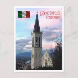Italien - Umbrien - Spoleto - Dome - Vykort