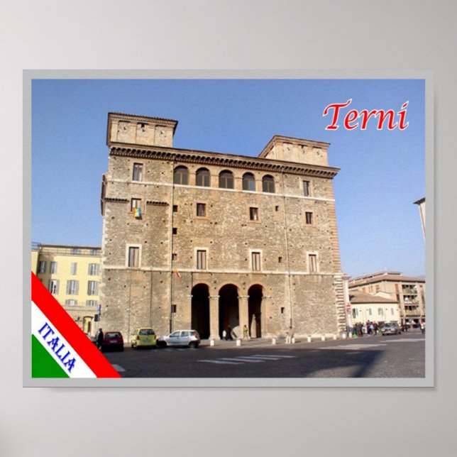 Italien - Umbrien - Terni - Poster (Framsidan)