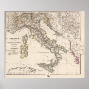Italien under saxonen poster