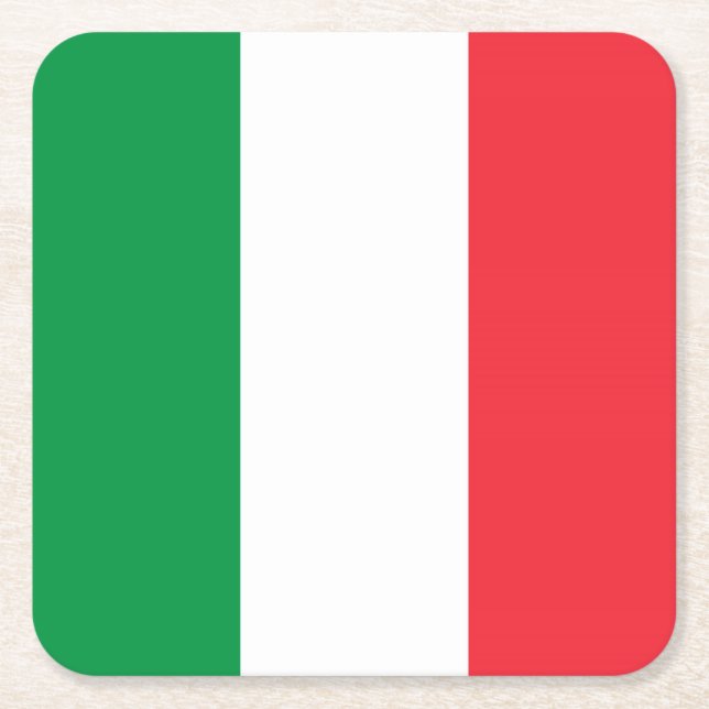 Italien Underlägg Papper Kvadrat (Framsidan)