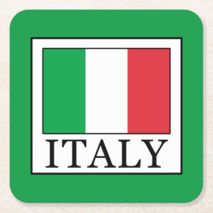 Italien Underlägg Papper Kvadrat