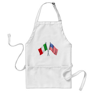 Italien USA Flagga Köksförkläde Förkläde