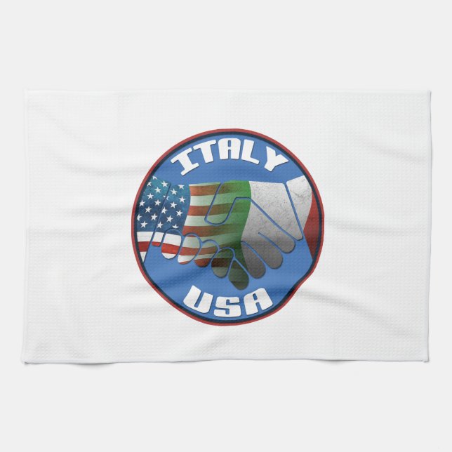 Italien USA Kitchen Towels Kökshandduk (Horisontell)