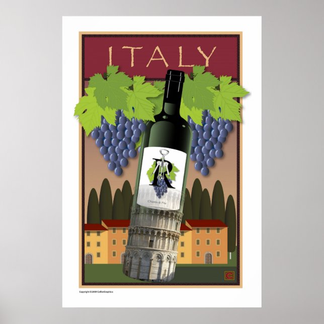 Italien-utskrift Poster (Framsidan)