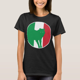 Italien Varg Italienska nationaldjuret Flagga T Shirt