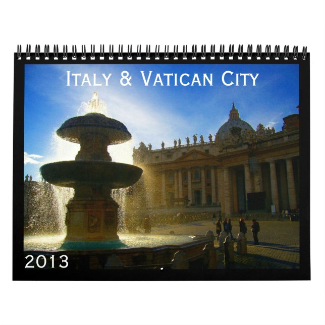 italien & vatican 2013 kalender (Omslag)