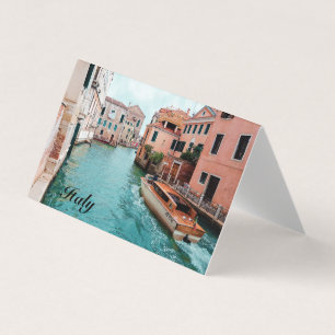 Italien Venedig Affärskort Magnet Visitkort