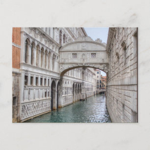 Italien Venedig-brygga Vykort
