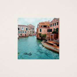 Italien Venedig Fyrkantigt Visitkort