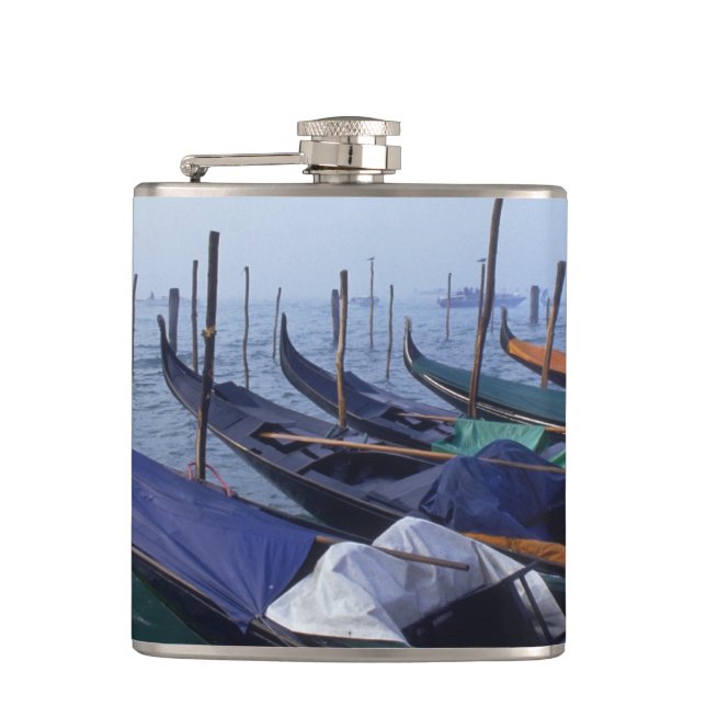 Italien, Venedig. Gondoler. Fickplunta (Framsidan)