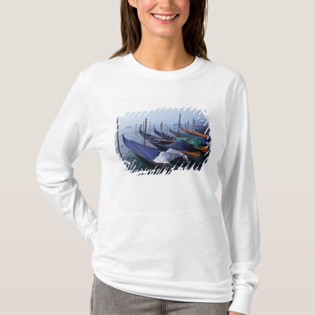 Italien, Venedig. Gondoler. T-shirt (Framsida)