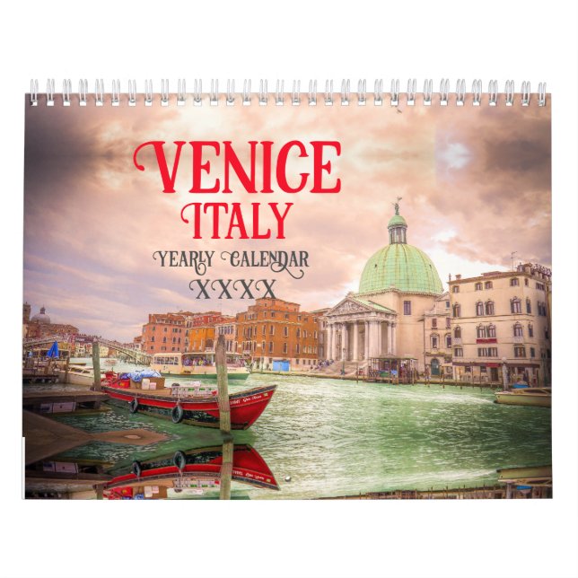 Italien Venedig Landscapes, Cityscapes Europe Kalender (Omslag)