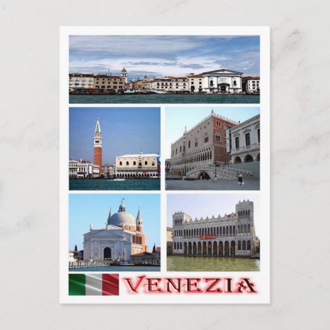 Italien - Venedig - Mosaic - Vykort (Framsida)