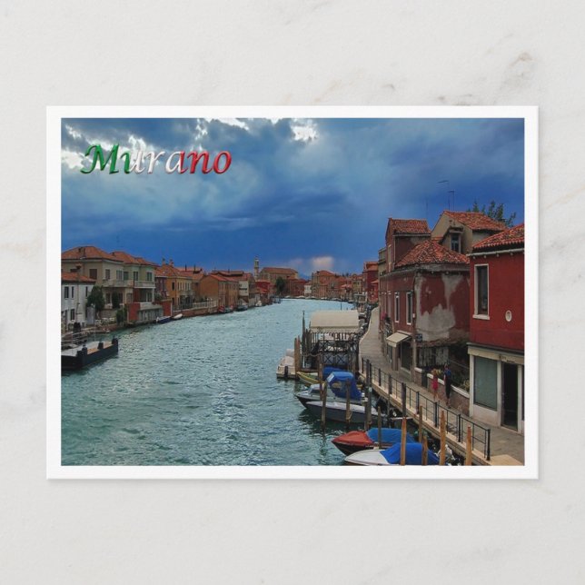 Italien - Venedig - Murano - Vykort (Framsida)