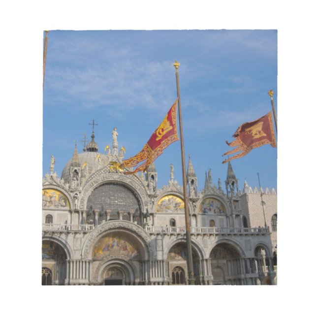Italien, Venedig, St. Mark's Basilica in St. Mark' Anteckningsblock (Framsida)