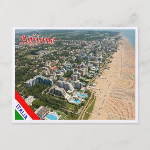 Italien - Venetien - Bibione - flygvy - Vykort