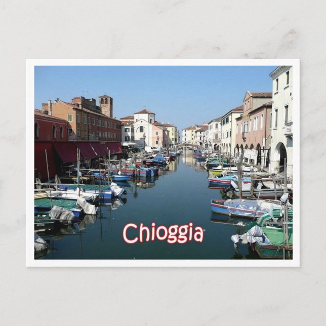 Italien - Venetien - Chioggia - Vykort (Framsida)