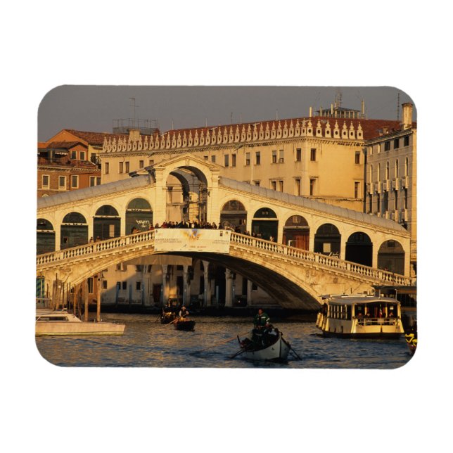 Italien, Venetien, Venedig, Canal Grande och Rialt Magnet (Horisontell)