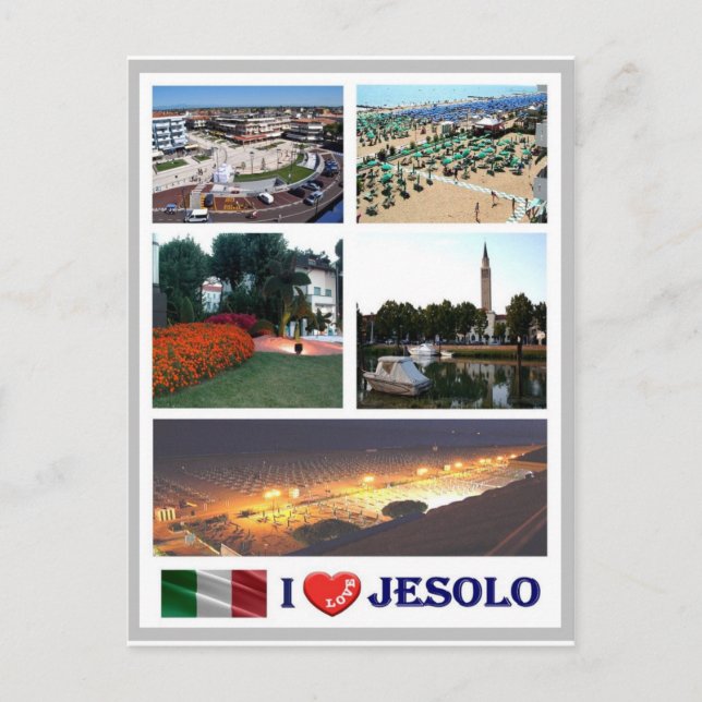 Italien - Veneto - Jesolo - Mosaic - Vykort (Framsida)