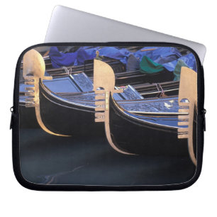 Italien, Veneto, Venedig. Rad av gondol. Laptop Fodral
