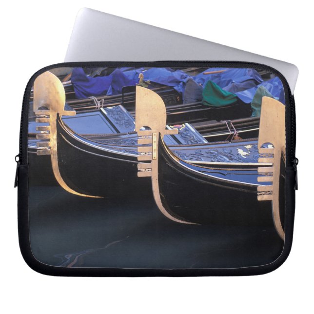 Italien, Veneto, Venedig. Rad av gondol. Laptop Fodral (Framsidan)