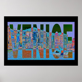 Italien venice affisch