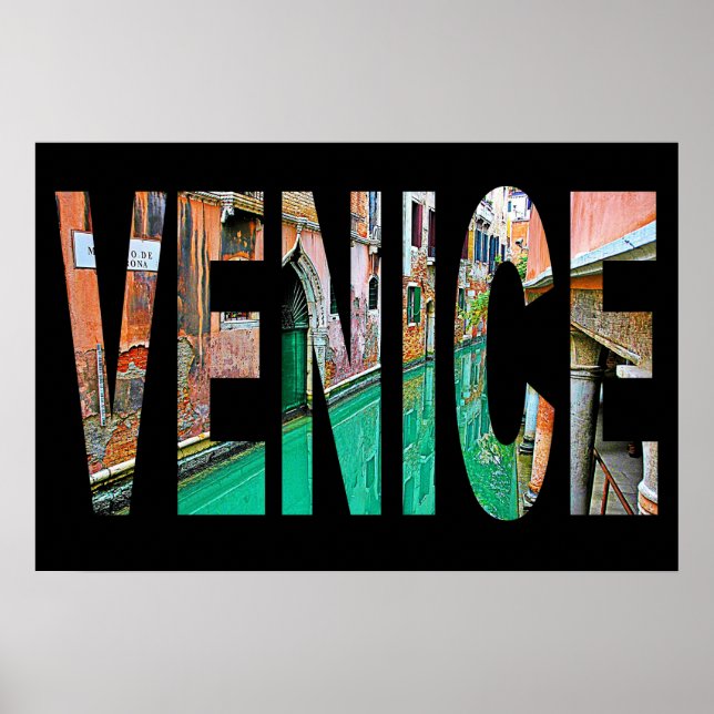 Italien venice affisch (Framsidan)